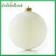 Bombka plastikowa BIAŁA matowa 1szt/12cm