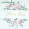 Serwetka do Decoupage młoda para róże 1 szt