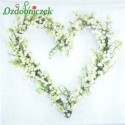 Serwetka do Decoupage serce z konwalii 1 szt