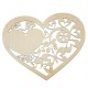 Serce ażurowe - motyle i serca - DLA MAMY, ze sklejki