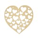 Ażurowe serce SERDUSZKA, ze sklejki