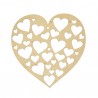 Ażurowe serce SERDUSZKA, ze sklejki