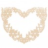 Wianek ażurowe SERCE KWIATOWE 