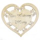 Serce ze sklejki ażurowe prezent dla Mamy 