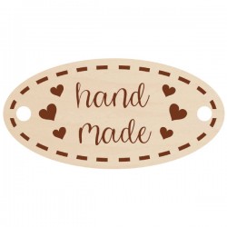 Dekor - zawieszka, owalna, guzik wzór nr 2, 1szt 