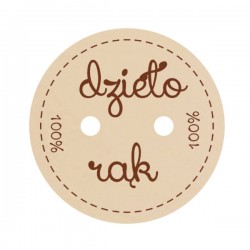 Guzik ozdobny wzór nr 4 średni- 1szt 