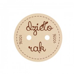 Guzik ozdobny wzór nr 4 mały- 1szt 