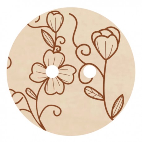 Guzik ozdobny wzór nr 9 duży- 1szt 