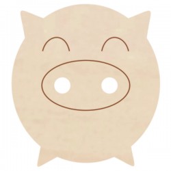 Guzik ozdobny wzór nr 10 duży- 1szt 