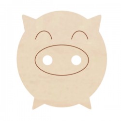 Guzik ozdobny wzór nr 10 średni- 1szt 