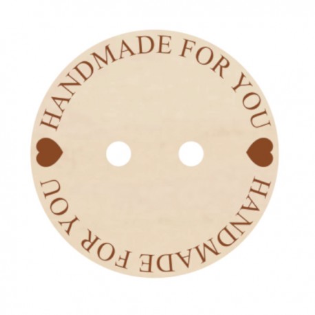 Guzik ozdobny wzór nr 11 średni- 1szt 