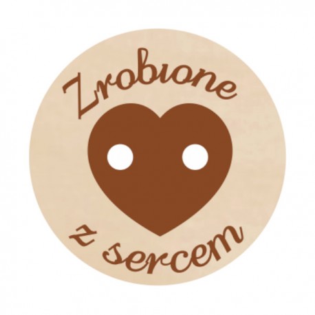 Guzik ozdobny wzór nr 12 średni- 1szt 