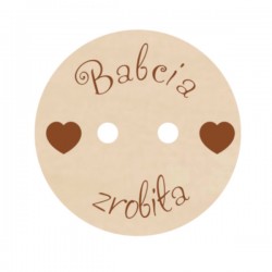 Guzik ozdobny wzór nr 6 średni- 1szt 