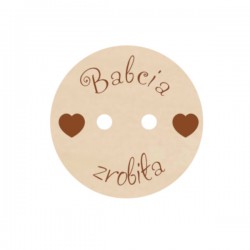 Guzik ozdobny wzór nr 6 mały- 1szt 