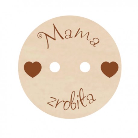 Guzik ozdobny wzór nr 7 średni- 1szt 