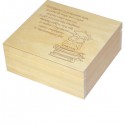 Herbaciarka zestaw prezentowy ze słodkościami dla Nauczyciela personalizowana szkatułka kuferek - zestaw 1, wzór 3