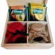 Herbaciarka zestaw prezentowy dla Taty personalizowana szkatułka kuferek -2