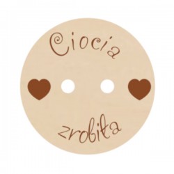 Guzik ozdobny wzór nr 5 średni- 1szt 