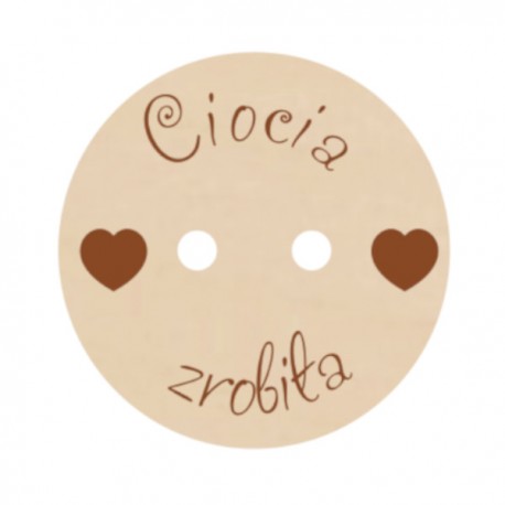 Guzik ozdobny wzór nr 5 średni- 1szt 