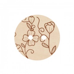 Guzik ozdobny wzór nr 9 mały- 1szt 