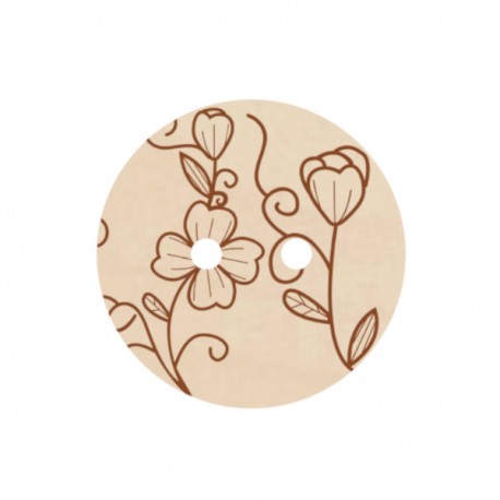 Guzik ozdobny wzór nr 9 mały- 1szt 