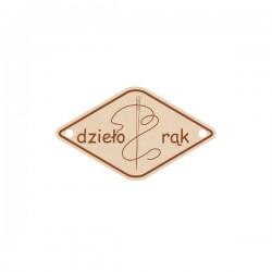 Guzik/dekor ozdobny romb- 1 szt- wzór 1