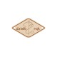 Guzik/dekor ozdobny romb- 1 szt- wzór 1