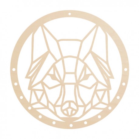 Łapacz snów baza geometryczny WILK 20cm 