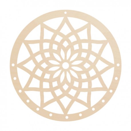 Łapacz snów baza geometryczny ROZETA 20cm 