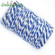 Sznurek bawełniany niebiesko-biały 100 g