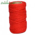Sznurek bawełniany czerwony 100 g