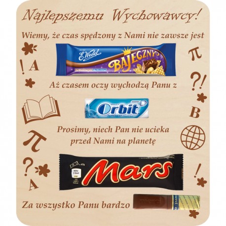 Dyplom dzień NAUCZYCIELA, Najlepszej Wychowawczyni