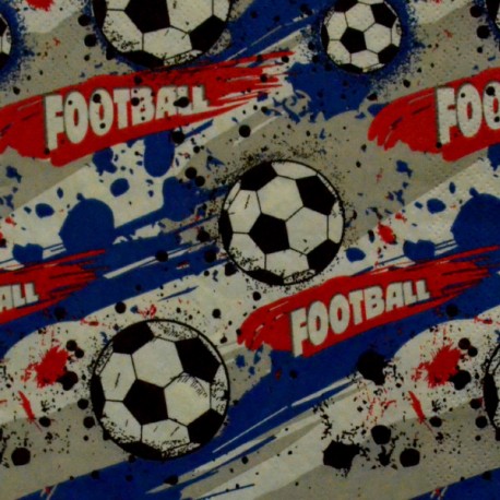 Serwetka do decoupage FOOTBALL PIŁKI 1szt.