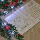 Kartka drewniana na święta życzenia z MIKOŁAJEM + koperta, Twój podpis