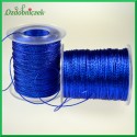 Sznurek metalizowany 1mm/100mb niebieski