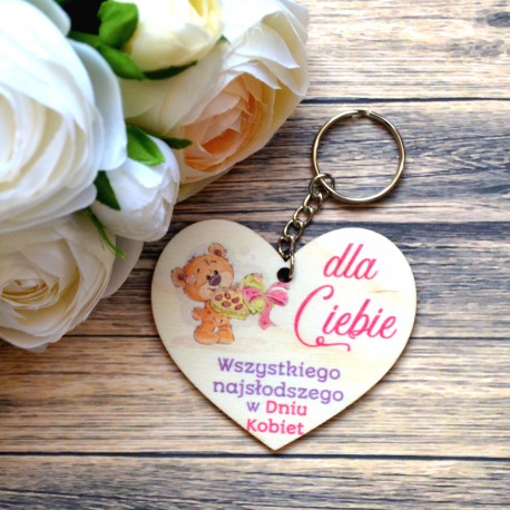 Brelok ze sklejki grawer Supermen Dzień Chłopaka