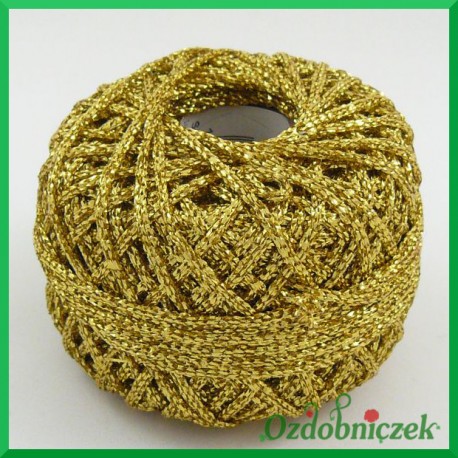 Sznurek brokatowy 2.5mm/50mb złoty