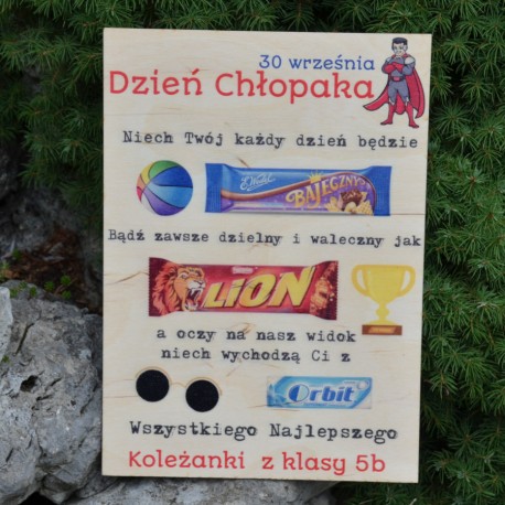 Podstawka na telefon na Dzień Chłopaka 