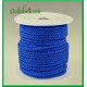 Sznurek oplatany 3,2mm / 1mb niebieski