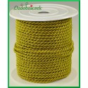 Sznurek oplatany 3,2mm / 1mb antyk