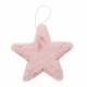Gwiazda duża zawieszka pluszowa 25,5cm RÓŻOWA