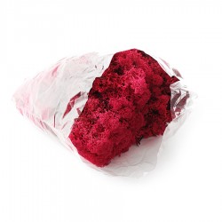 Chrobotek reniferowy 100g mech ozdobny CZERWONY woreczek