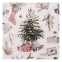 Serwetka do decoupage - CHOINKA PREZENTY SKARPETA 1SZT.