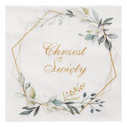 Serwetka do decoupage - CHRZEST ŚWIĘTY 1szt.