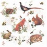 Serwetka do decoupage LIS SARNA WIEWIÓRKA ZAJĄC