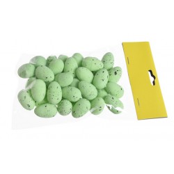 Jajka nakrapiane zielone 3cm / 36szt
