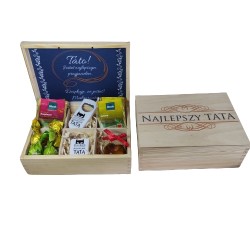 Herbaciarka elegancki zestaw prezentowy Dzień Ojca 