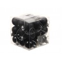 Bombki plastikowe CZARNE 3cm/27szt