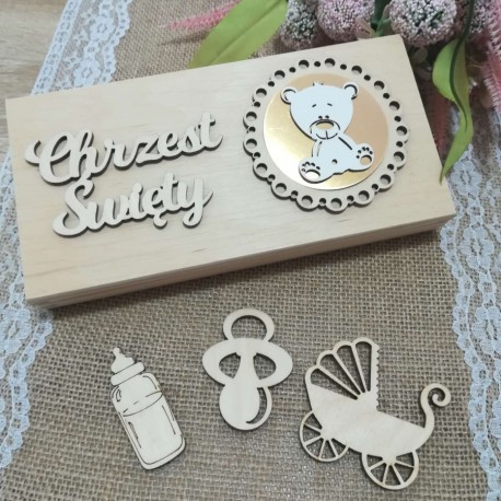 Podziękowanie I Komunia Święta dla Chrzestnych, Dziadków wzór nr1