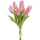 TULIPANY PIANKOWE BUKIET RÓŻ 28CM 7SZT